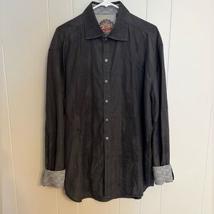 Robert Graham, long sleeve flip cuff, button-down, size XXL